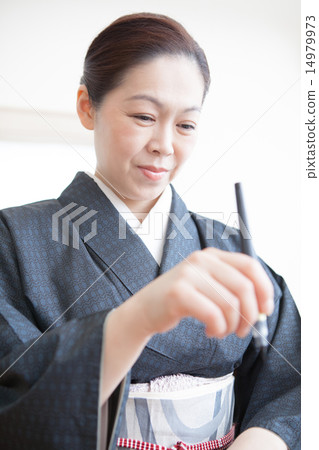 write, writing, brush pen 14979973