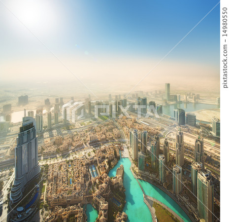 View at Sheikh Zayed Road skyscrapers 14980550