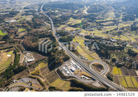 空中射擊北關東高速公路 空中射擊北關東高速公路 14981529