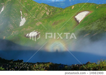 Brocken phenomenon seen from Yamagata · Asahi Ridge Ridge Line 14981900