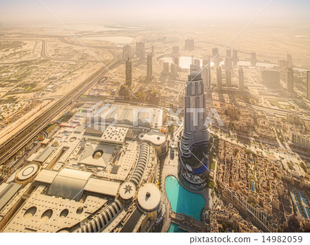 View at Sheikh Zayed Road skyscrapers View at Sheikh Zayed Road skyscrapers 14982059
