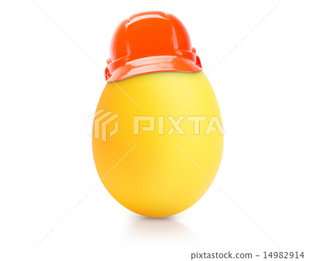 yellow egg isolated on white yellow egg isolated on white 14982914