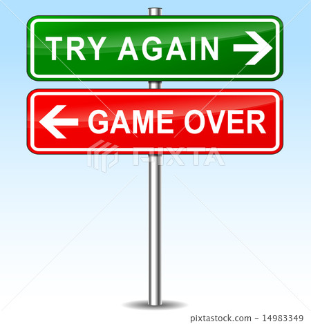 try again or game over 14983349