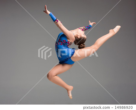 teenager doing gymnastics dance teenager doing gymnastics dance 14986920