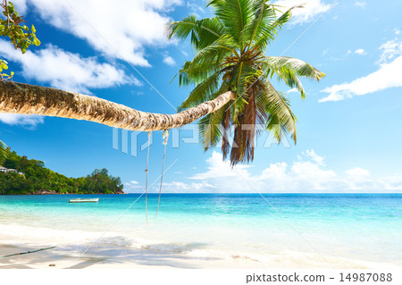 Beautiful Anse Intendance beach at Seychelles 14987088