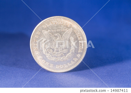 One dollar silver coin 14987411