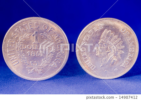 One dollar silver coin 14987412