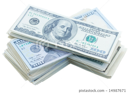 thre piles of dollars money thre piles of dollars money 14987671