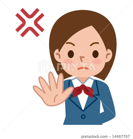 School girls who refuse - Stock Illustration [14987707] - PIXTA