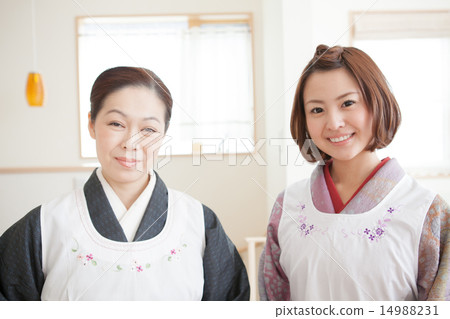 coverall apron, person, female 14988231