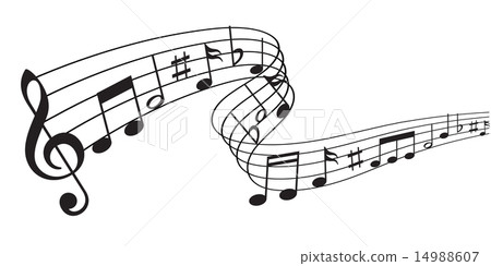 Musical note score icon Musical note score icon 14988607