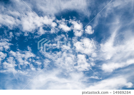 Beauty peaceful sky with clouds as background Beauty peaceful sky with clouds as background 14989284