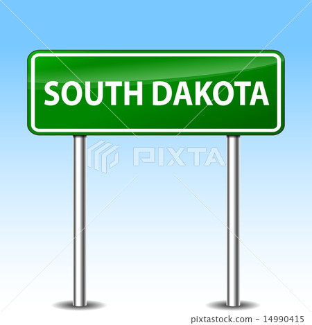 south dakota green sign 14990415