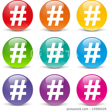 hashtag icons hashtag icons 14990426