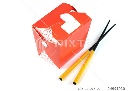 Chinese take away red food box Chinese take away red food box 14991910