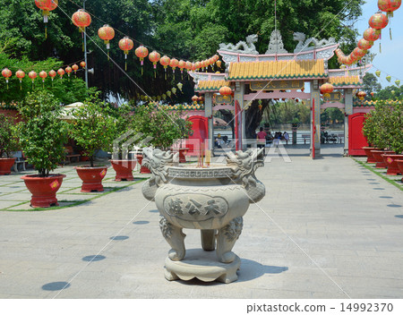 Local temple in Mekong Delta 14992370