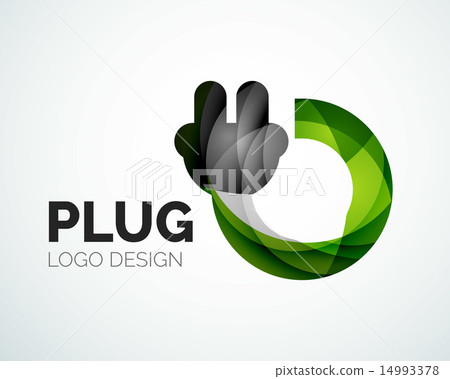 Abstract logo - plug icon 14993378
