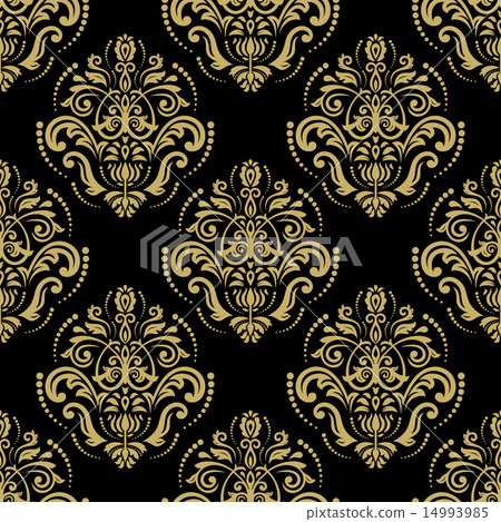 Damask Seamless Vector Pattern 14993985