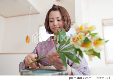 ikebana, person, female 14994071