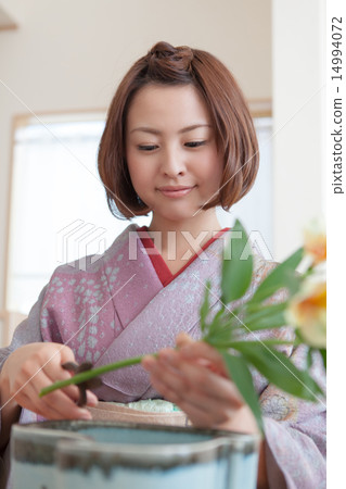 ikebana, person, female 14994072