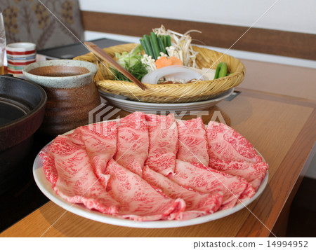 Shabu-shabu with special beef meat Shabu-shabu with special beef meat 14994952