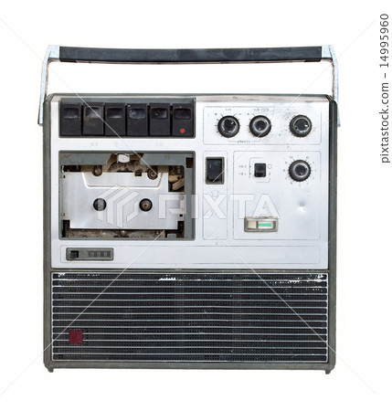 Old cassette tape recorder 14995960