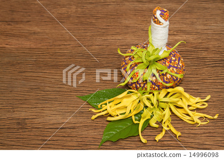 Herbal compress ball with Dwarf Ylang-Ylang 14996098