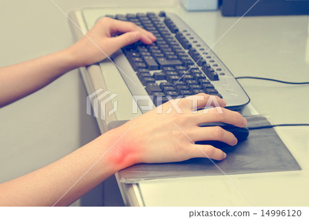 Wrist pain from working with computer 14996120
