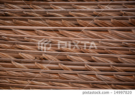 Old wall of house from Nypa fruticans 14997820