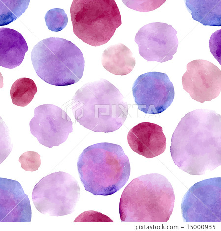 Abstract circles watercolor  15000935
