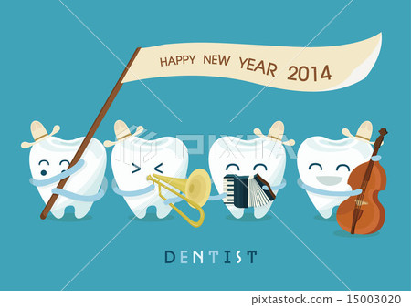 Happy new year dentist Happy new year dentist 15003020