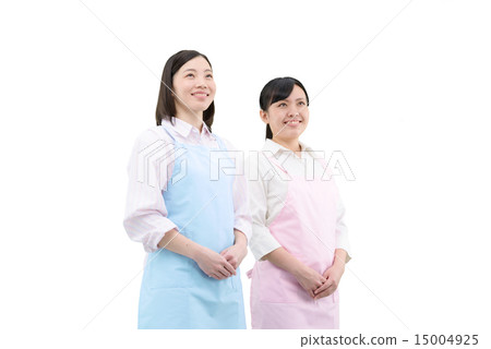 Young women caregiver helper -2 - white back image 15004925