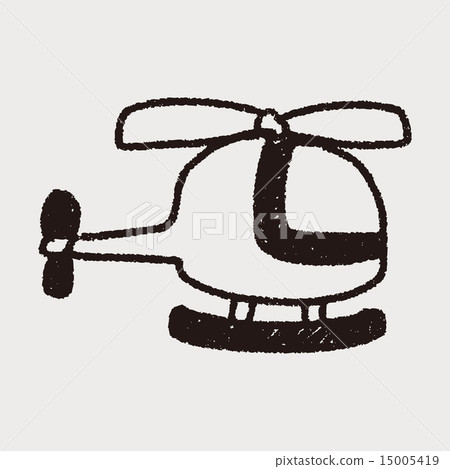 helicopter doodle drawing helicopter doodle drawing 15005419