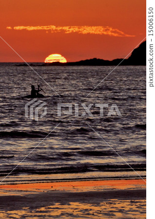 boat in the sunset of madagascar boat in the sunset of madagascar 15006150
