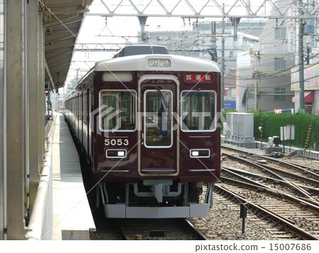 Hankyu Electric Railway 5000 Series 5053 F Commissioning 15007686