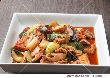 蔬菜炒豆腐 15008109