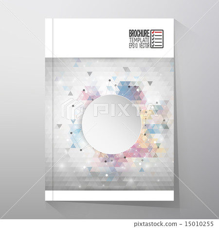 Connection background brochure, flyer or report with place for text  15010255