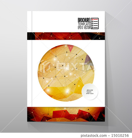 Conceptual design, technology background vector. Brochure, flyer or report for business, template ve 15010256