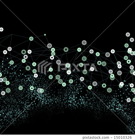Molecules Concept of neurons, black background for communication, science vector illustration Molecules Concept of neurons, black background for communication, science vector illustration 15010326