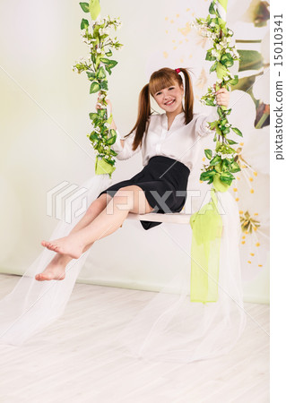 Young girl in school cloths 15010341