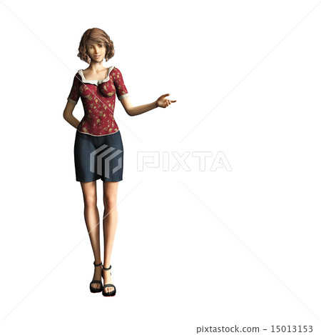 A model-oriented woman who guides perming A model-oriented woman who guides perming 15013153