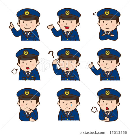 面部表情_警察 15013366