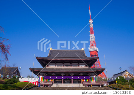 Zojoji and Tokyo Tower 15013398