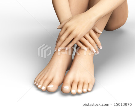 Beautiful skin limbs perming 3DCG illustration material 15013970