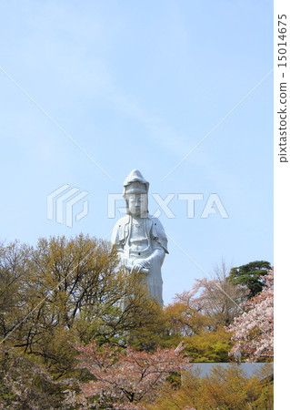 Takasaki white coat large Kannon 15014675