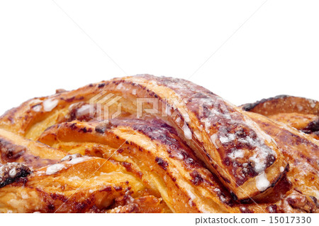 spanish Trenza de Almudevar, a typical braided pastry 15017330