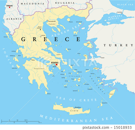 Greece Political Map Greece Political Map 15018933