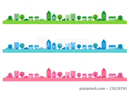 Residential areas of various colors 15019793