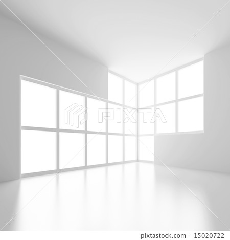 White Abstract Interior 15020722