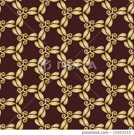 Golden Abstract Seamless Pattern Golden Abstract Seamless Pattern 15023253